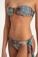 Gypsy Print Strapless Bikini