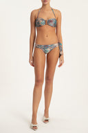 Gypsy Print Strapless Bikini