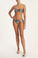 Gypsy Print Strapless Bikini