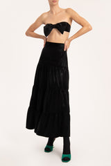 Bain Couture Strapless Bikini With Bow
