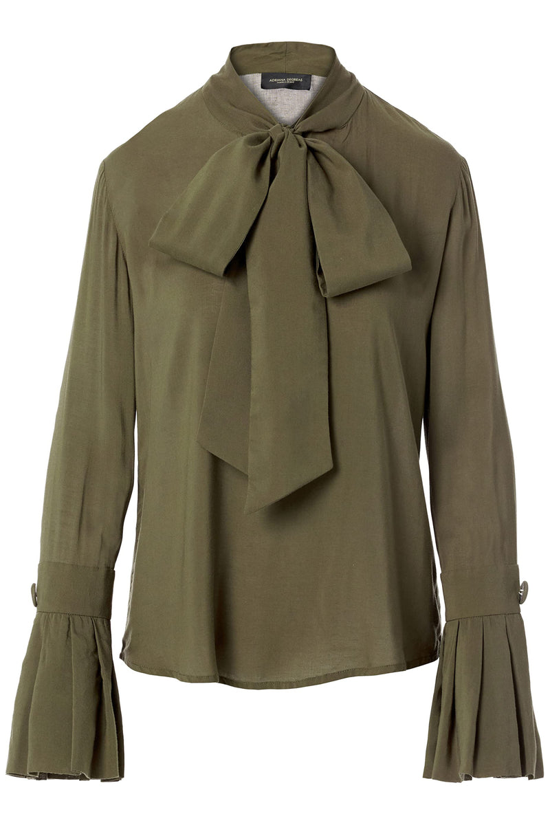 Cavalgade Blouse With Knot Detail