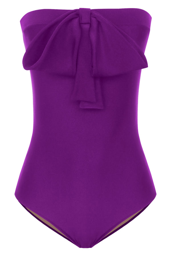 Bain Couture Purple Strapless Swimsuit Product