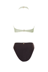 Bicolor Halterneck Bikini