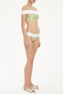 Bicolor Off-The-Shoulder Bikini Front 2