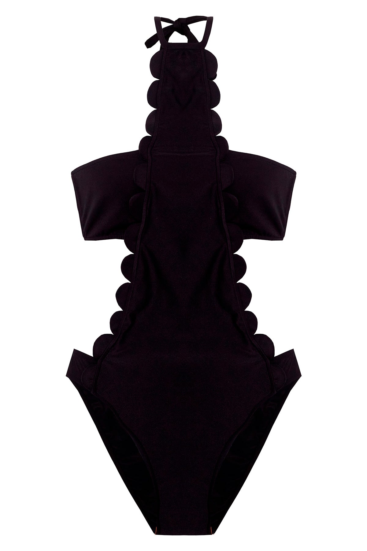 Bubble Black Cut-Out Swimsuit Product