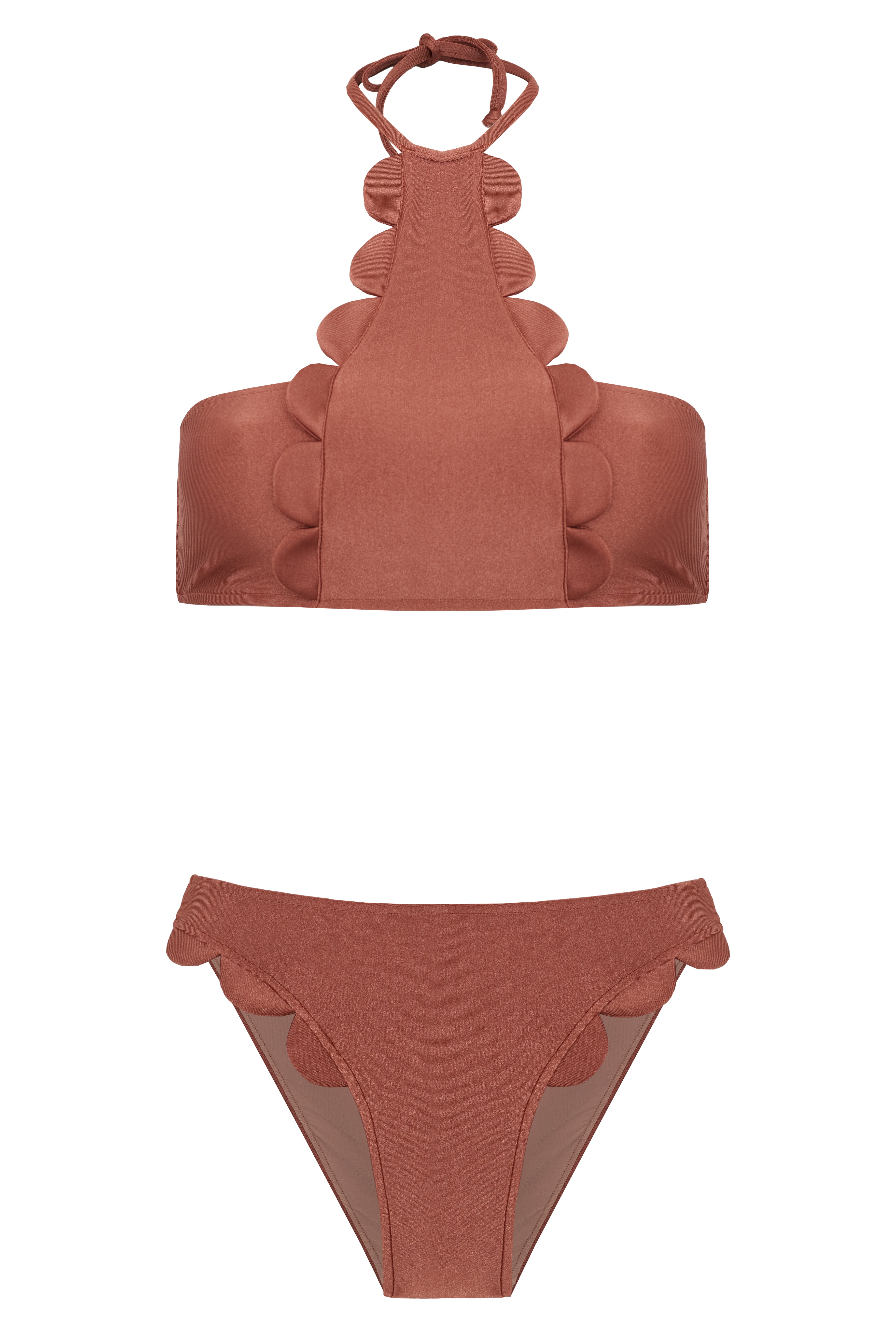 Bubble Brown Halterneck Bikini Product