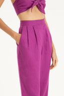 Solid Carrot Pants
