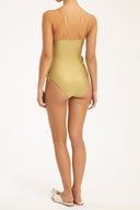 Cherry Bomb Dune Maxi Leaves Swimsuit Back