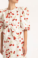 Cherry Bomb Long Dress Off White Detail