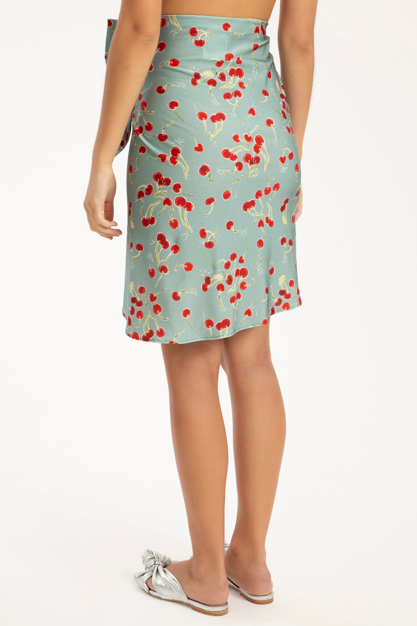 Cherry Bomb Ruffled Skirt Back