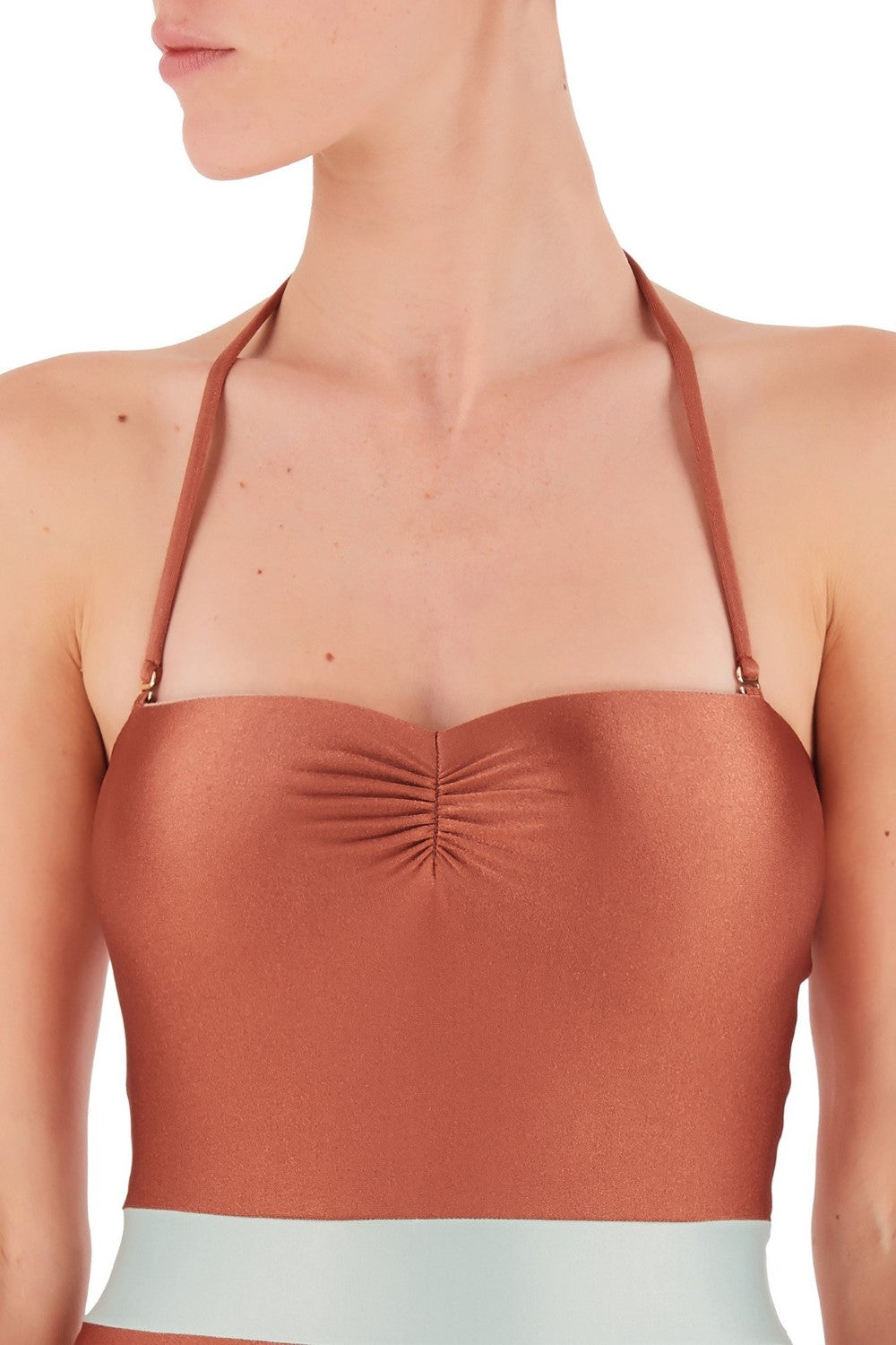 Cinque Terre Strapless Swimsuit Detail