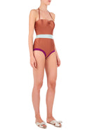 Cinque Terre Strapless Swimsuit Front