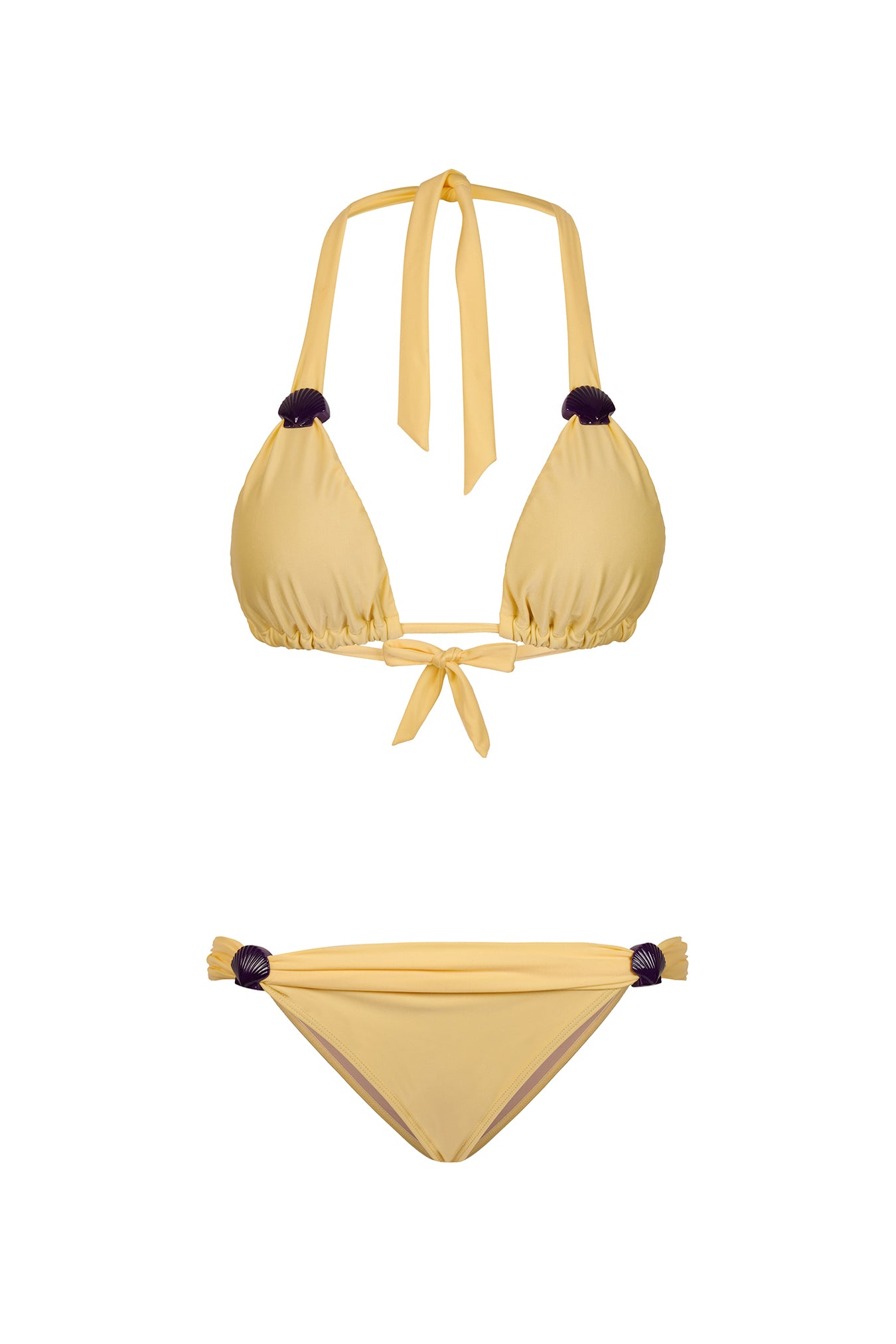 Cinque Terre Yellow Long Triangle Bikini Product