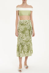 Classic Foliage Pareo Skirt Front 2