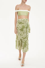 Classic Foliage Pareo Skirt Front 3