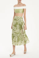 Classic Foliage Pareo Skirt Front