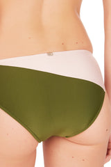This halterneck long triangle bikini set is made in Brazil from a stretch swim fabric and offer a low-rise fit