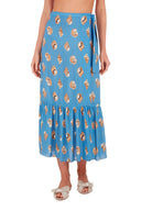 Conchiglie Midi Skirt With Ruffles Front 2