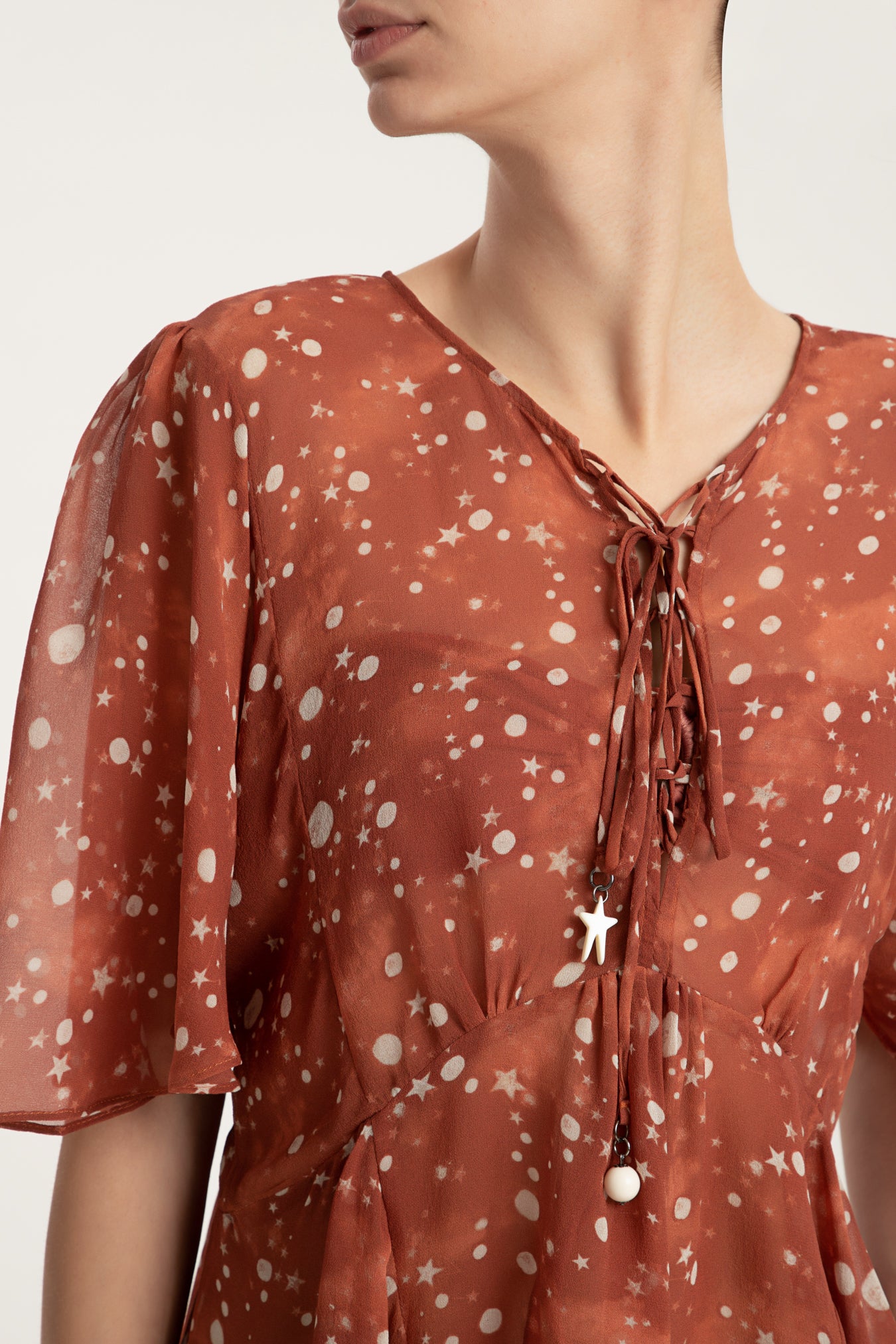 Constellation Blouse Detail