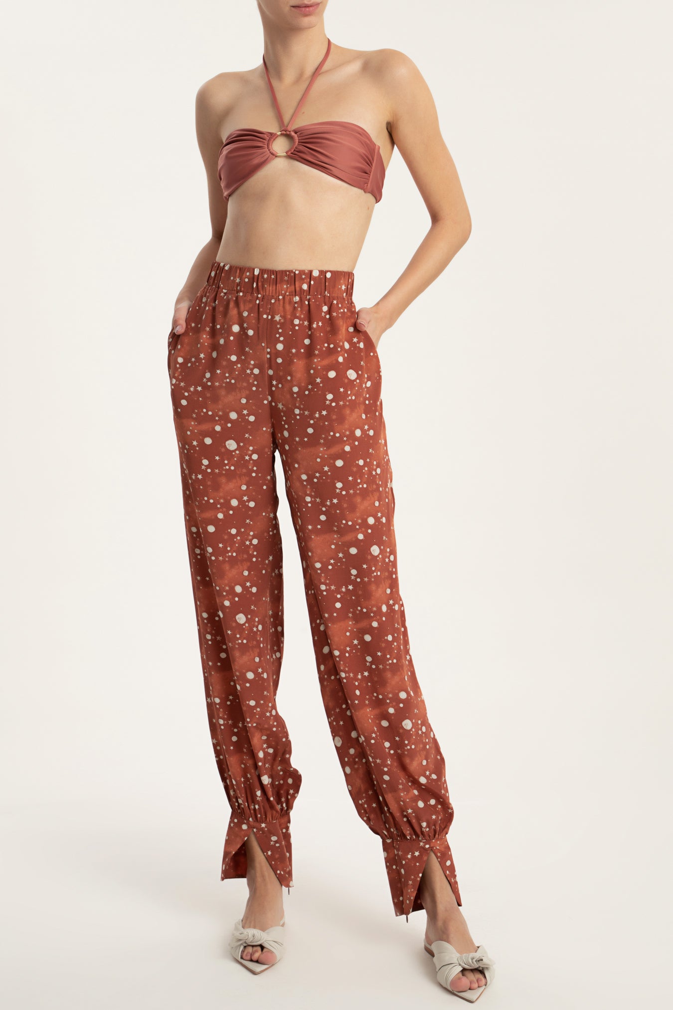 Constellation Pajamas Pants Front 2