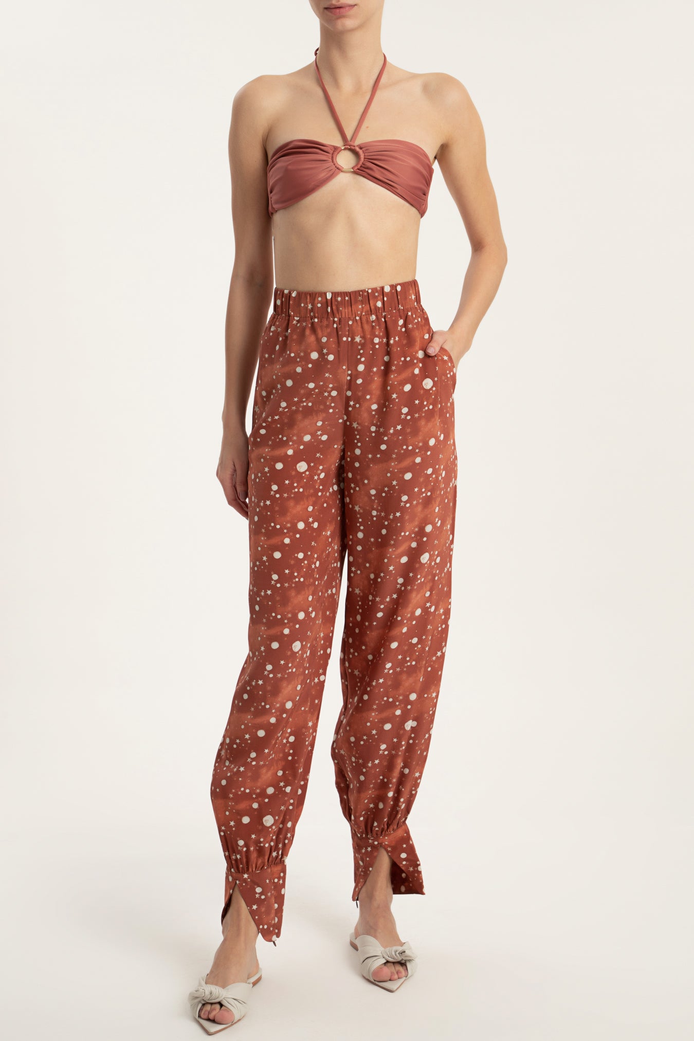 Constellation Pajamas Pants Front 3