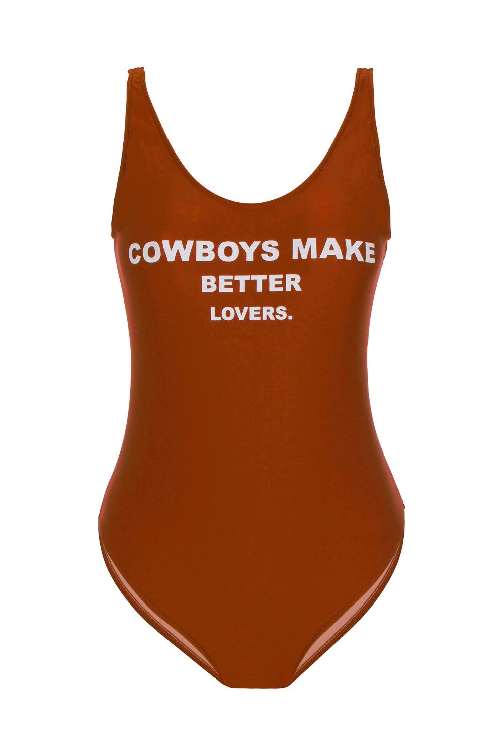 Cowboys Make Better Lovers Ginger Swimsuit Product Front