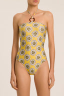 Exotic Passion Strapless Swimsuit With Hoop Detail