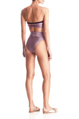 This bikini set with come with strapless top and high-cut legs to create the illusion of a longer, leaner silhouette
