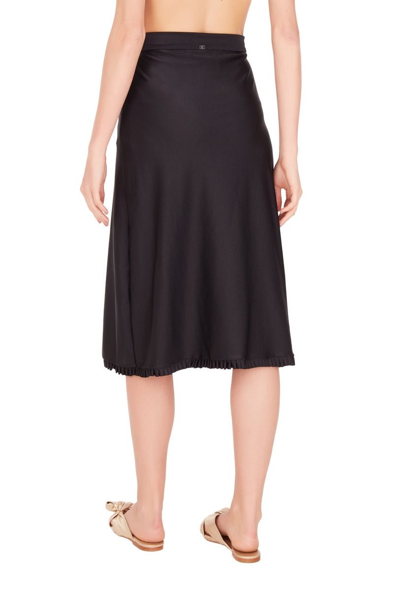Classic and practical, this wraparound skirt is a must-have cover up