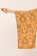 Seashell Midi Robe With Knot