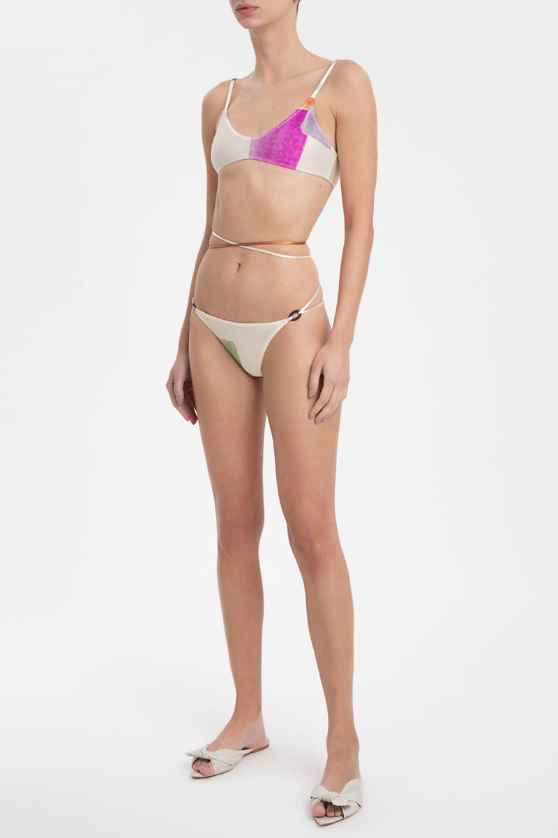 Illusion Bikini With Wraparound Ties Front 2