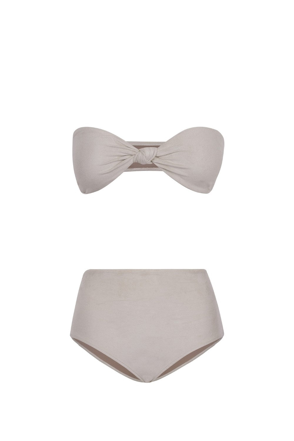 Ivory Hot Pants Bandeau Bikini with Hoop Product