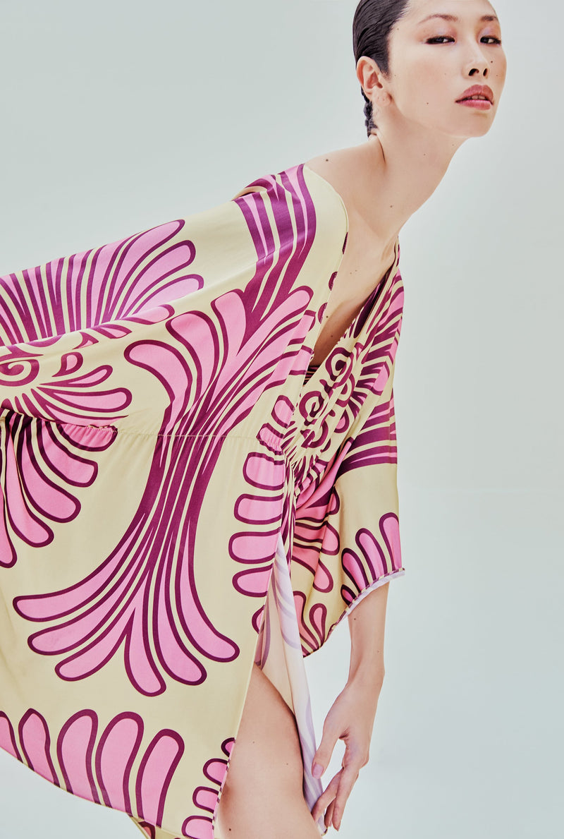 Deco Shell Short Kaftan