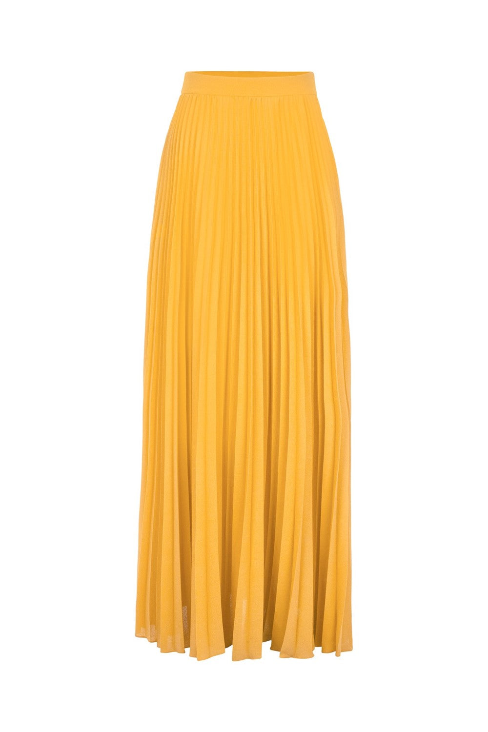 This Le Fleur pleated maxi skirt is perfect for vacations. Slip it on over the swimsuits in solid colors like purple for a sophisticated poolside look