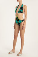Rio Mosaic Cutting Details Swimsuit