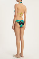 Rio Mosaic Cutting Details Swimsuit