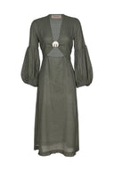 Masque Long Sleeved Long Dress Product