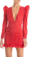 This vintage inspired dress is made of lightweight fabric and is ideal for dinner and drinks with friends