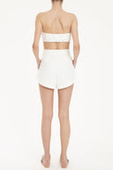 Montaigne Pleated Shorts Back