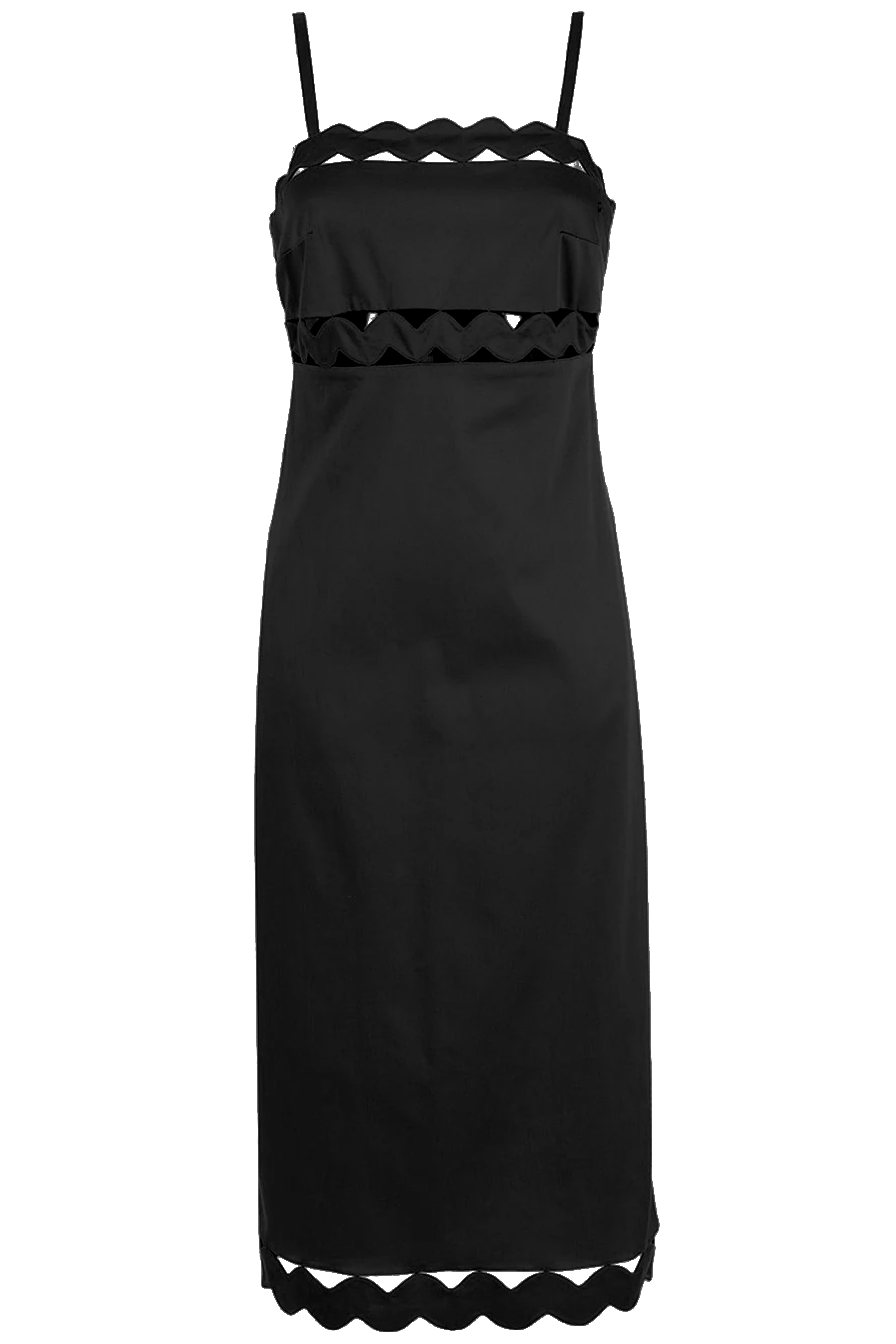 Moves Black Midi Dress With Straps Product