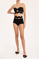 Moves Top and High-Waisted Bottom Set Front