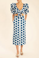 Pois Compose Midi Skirt Front