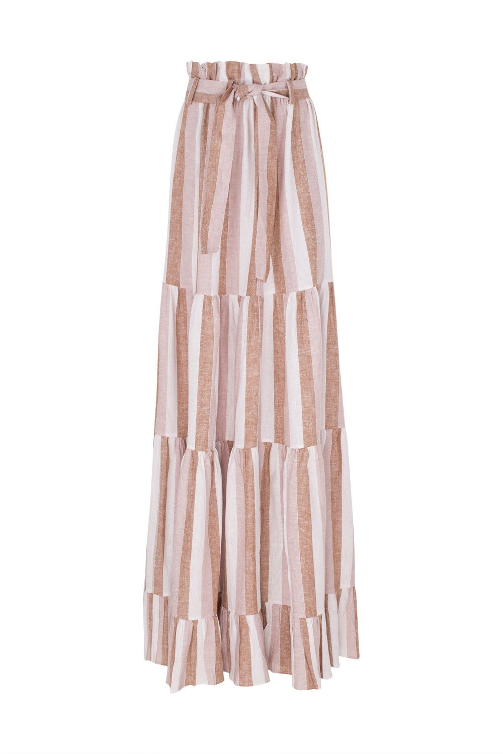 Porto Striped Clochard Long Skirt Product