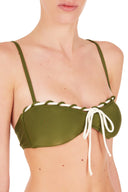 Safari Solid Bikini With Straps Detail