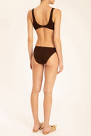 Seersucker Bikini With Hoop Back