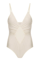 Solid Frilled Swimsuit Product
