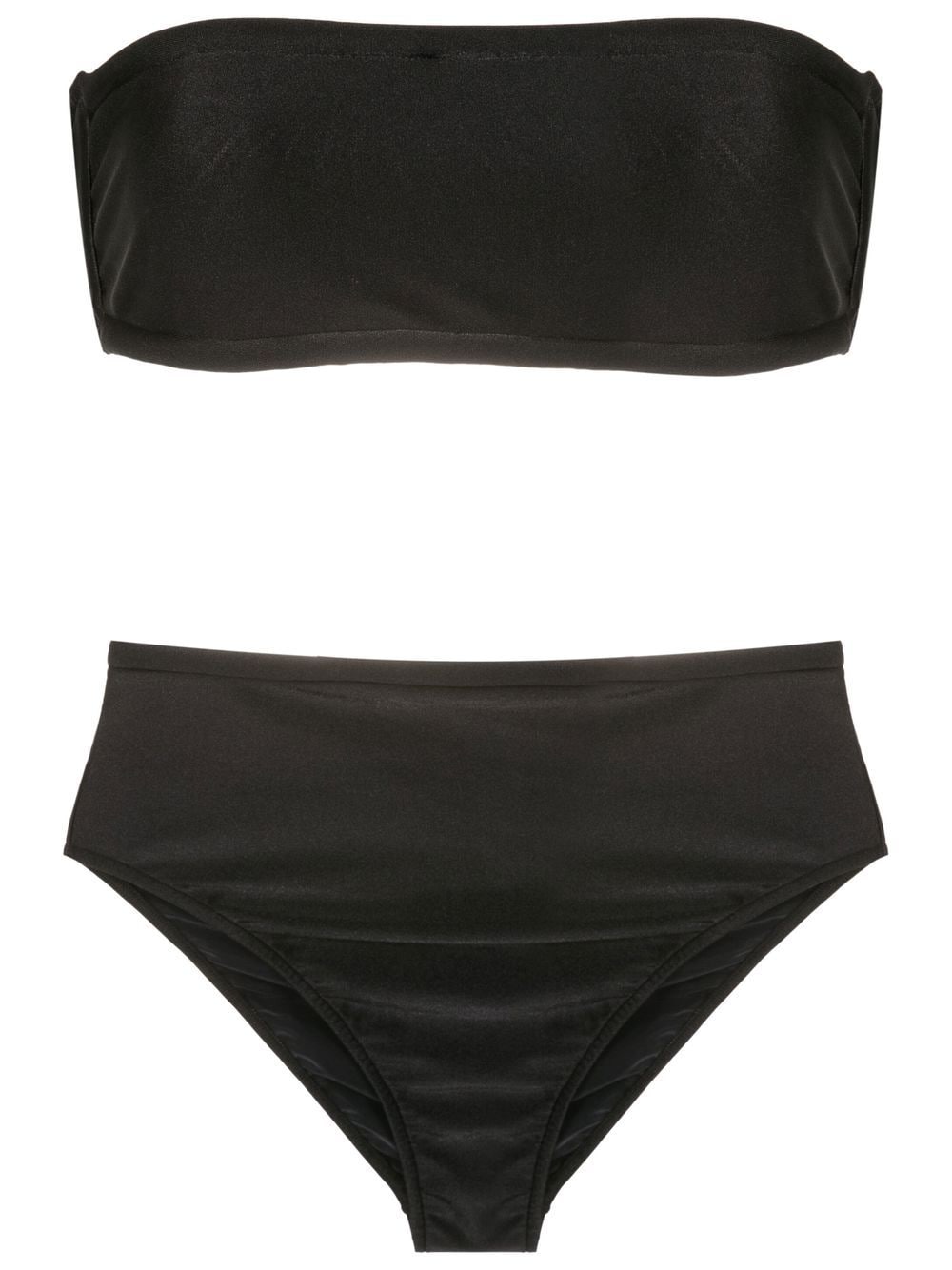 Timeless Black High-Leg Bandeau Bikini Product