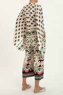 Twisted Flower V-neck Jumpsuit Back