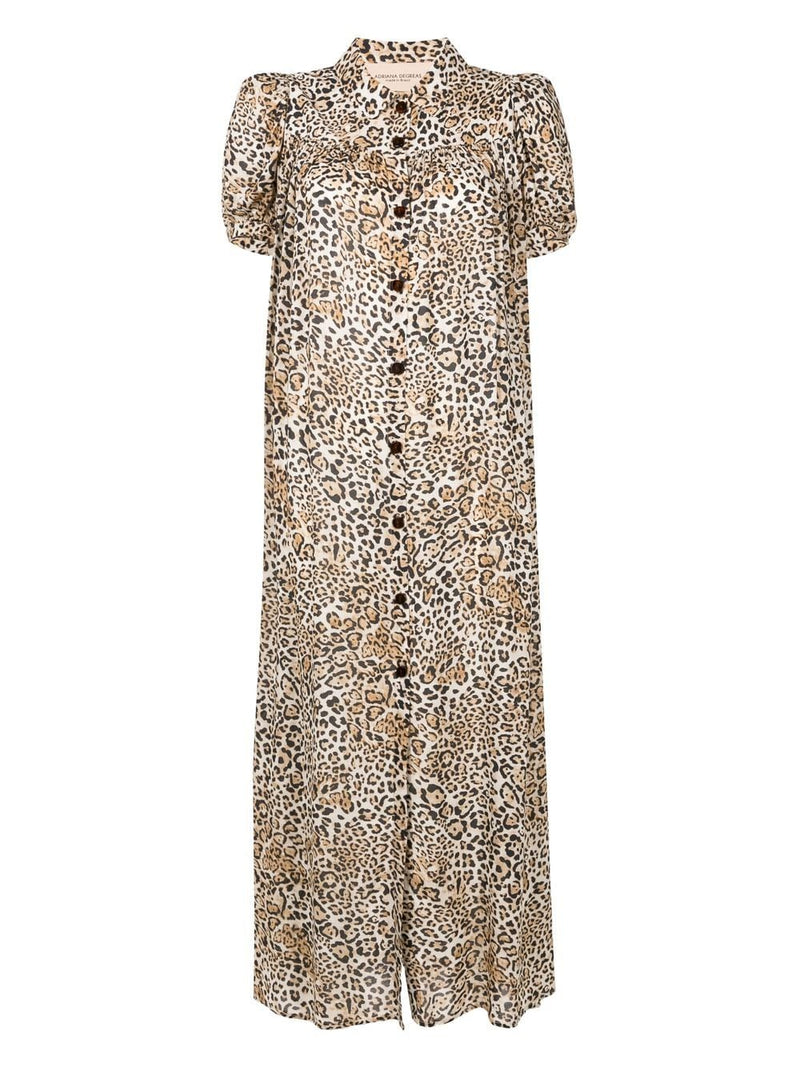 Leopard Chemise Dress