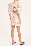 Fantasy Short Dress with Cut-Outs